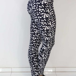 pamucne tajice tockasti uzorak svakodnevno nosenje zenske