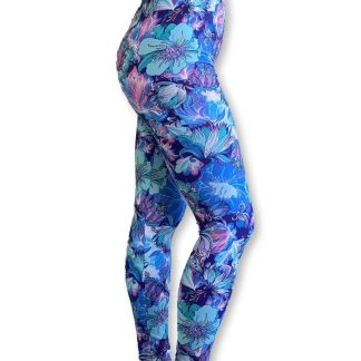 Ženske Tajice plavi cvijet - Univerzalna Veličina